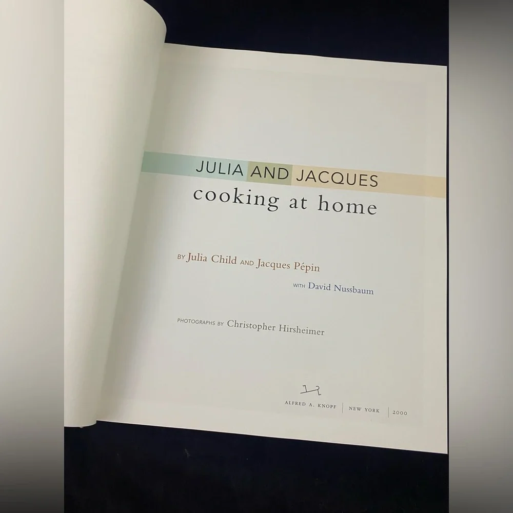 Julia and Jacques Cooking at Home Julia Child Jacques Pepin Hardcover